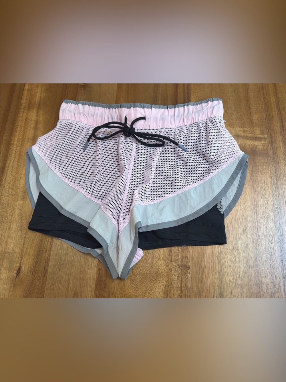 FP Movement Run for the Hills Shorts Pink Mesh Small